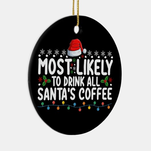 Het meest waarschijnlijke om alle kerstkerst van d keramisch ornament (Rechts)