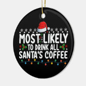 Het meest waarschijnlijke om alle kerstkerst van d keramisch ornament (Links)