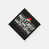 Het meest waarschijnlijke om alle kerstkerst van d servet (Hoek)