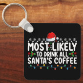 Het meest waarschijnlijke om alle kerstkerst van d sleutelhanger (Voorkant)