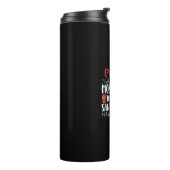 Het meest waarschijnlijke om alle kerstkerst van d thermosbeker (Gedraaid links)