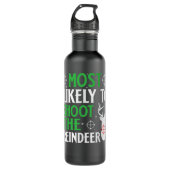 Het meest waarschijnlijke om het rendierkerstMan H Waterfles (Voorkant)