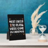Het meest waarschijnlijke om videogame te spelen b fotoplaat (Zijkant)