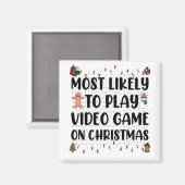 Het meest waarschijnlijke om videogame te spelen b magneet (Voorkant / Achterkant)