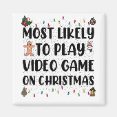 Het meest waarschijnlijke om videogame te spelen b magneet (Voorkant)