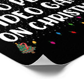 Het meest waarschijnlijke om videogame te spelen b poster (Hoek)