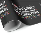 Het meest waarschijnlijke om videogames op kerstga cadeaupapier (Rol Hoek)