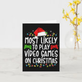 Het meest waarschijnlijke om videogames op kerstga kaart (Gele Bloem)