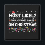 Het meest waarschijnlijke om videogames op kerstga magneet<br><div class="desc">Het meest waarschijnlijke om videogames op kerstgamer te spelen</div>