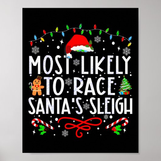 Het meest waarschijnlijke voor Race Santa's Slape  Poster (Voorkant)