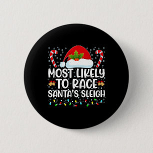 Het meest waarschijnlijke voor Race Santa's Slape Ronde Button 5,7 Cm