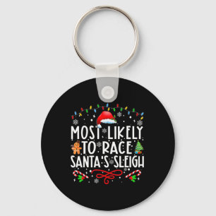 Het meest waarschijnlijke voor Race Santa's Slape  Sleutelhanger