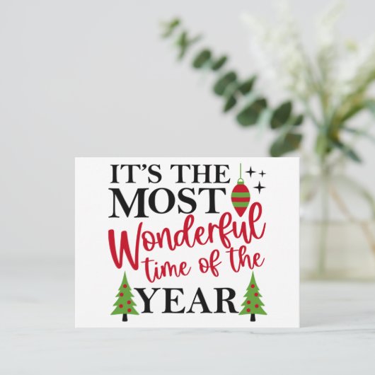 Het meest wonderlijke Briefkaart van de Tijd Vakan (Staand voorkant)