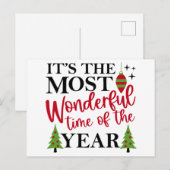 Het meest wonderlijke Briefkaart van de Tijd Vakan (Voorkant / Achterkant)