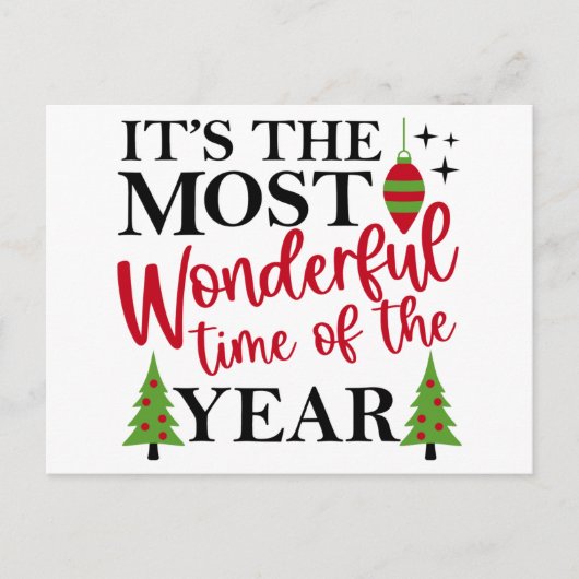 Het meest wonderlijke Briefkaart van de Tijd Vakan (Voorkant)