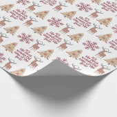 Het meest wonderlijke kapland Snowflake Pattern Cadeaupapier (Hoek)