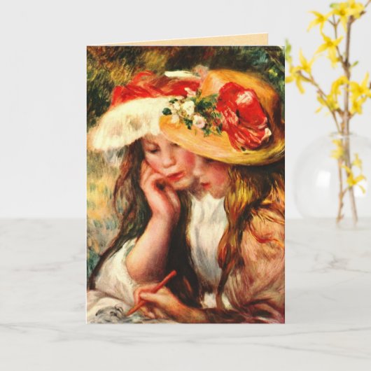 Het Meesterwerk van Renior Kaart (Gele Bloem)