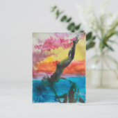 Het meisje briefkaart (Staand voorkant)