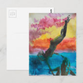 Het meisje briefkaart (Voorkant / Achterkant)