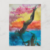 Het meisje briefkaart (Voorkant)