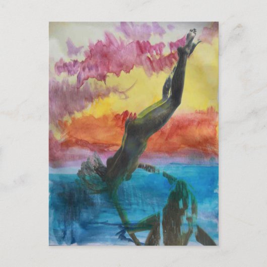 Het meisje briefkaart (Voorkant)