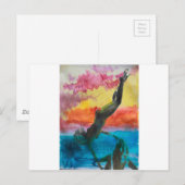 Het meisje briefkaart (Voorkant / Achterkant)