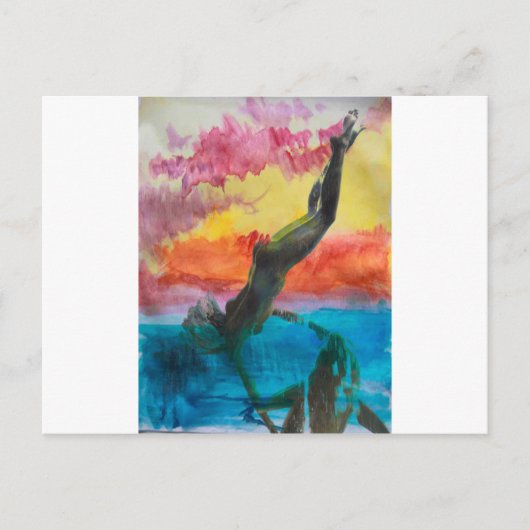 Het meisje briefkaart (Voorkant)