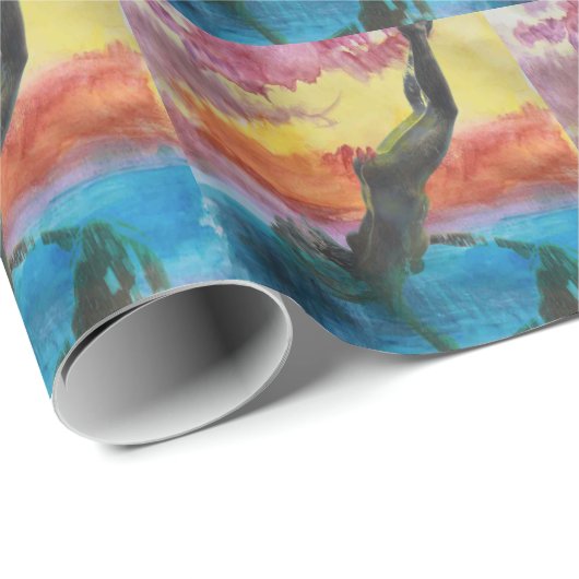 Het meisje cadeaupapier (Rol Hoek)