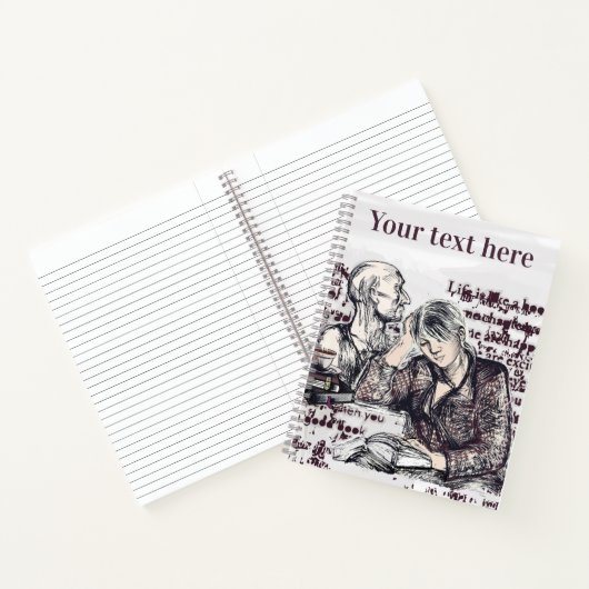 Het meisje dat een boek leest (Binnen)