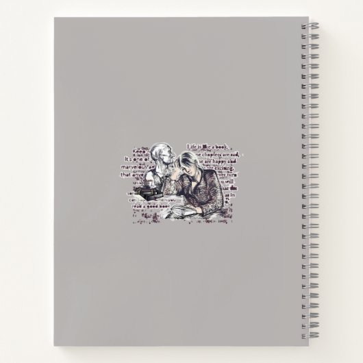 Het meisje dat een boek leest (Achterkant)