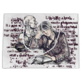 Het meisje dat een boek leest groot cadeauzakje (Voorkant)