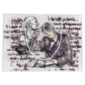 Het meisje dat een boek leest groot cadeauzakje (Achterkant)