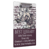 Het meisje dat een boek leest klembord (Rechts)