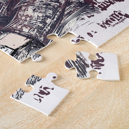 Het meisje dat een boek leest legpuzzel (Zijkant)