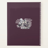 Het meisje dat een boek leest planner (Achterkant)