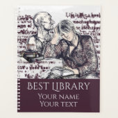Het meisje dat een boek leest planner (Voorkant)