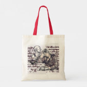 Het meisje dat een boek leest tote bag (Achterkant)