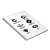 Het meisje dat je leuk vindt aan Meme Funny Progra Notitieboek (Rechterzijde)