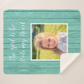 Het meisje dat mijn hart stal sherpa deken (Voorkant (horizontaal))