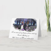 Het meisje, de Moeder en het Oud wijf Kaart (Achterkant)