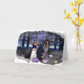 Het meisje, de Moeder en het Oud wijf Kaart (Gele Bloem)