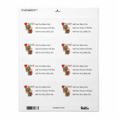 Het meisje draagt de Liefde van de Cacao Etiket (Full Sheet)