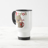 Het meisje draagt de Liefde van de Cacao Reisbeker (Voorkant links)