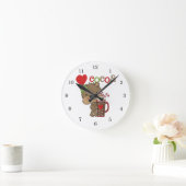 Het meisje draagt de Liefde van de Cacao Ronde Klok (Huis)