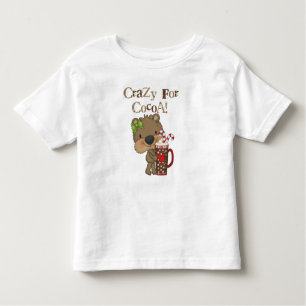 Het meisje draagt Gek voor Cacao Kinder Shirts