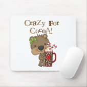 Het meisje draagt Gek voor Cacao Muismat (Met muis)