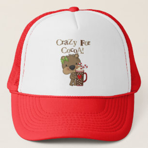 Het meisje draagt Gek voor Cacao Trucker Pet