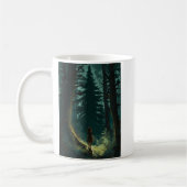 Het meisje dwaalt door het bos van de heks koffiemok (Links)