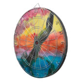 Het meisje en de dolfijn dartbord (Voorkant Rechts)