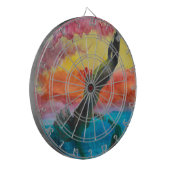 Het meisje en de dolfijn dartbord (Voorkant Links)